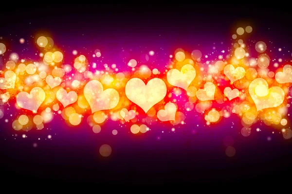 Hearts background — Stock Photo, Image