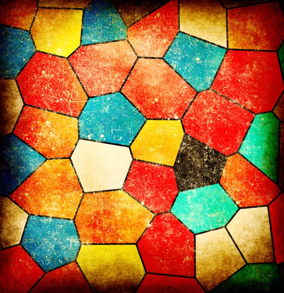 Яскравий гранжевий мозаїчний фон — стокове фото