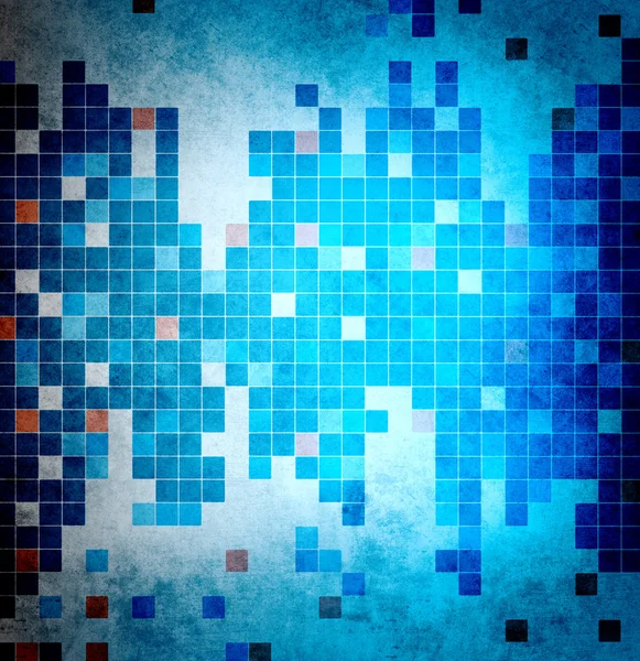 Abstract cold mosaic background — Stock Photo, Image