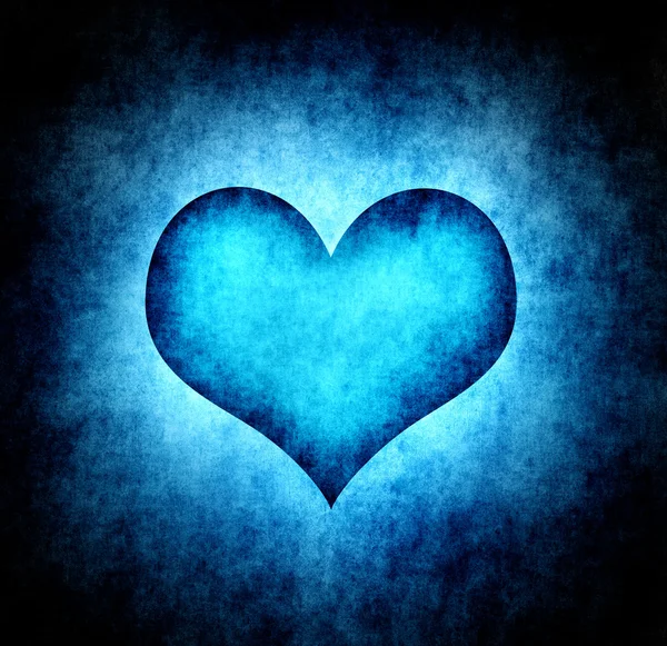 Grunge cold heart background — Stock Photo, Image