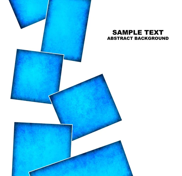 Elemento di design quadrato su bianco con posto per il testo — Foto Stock