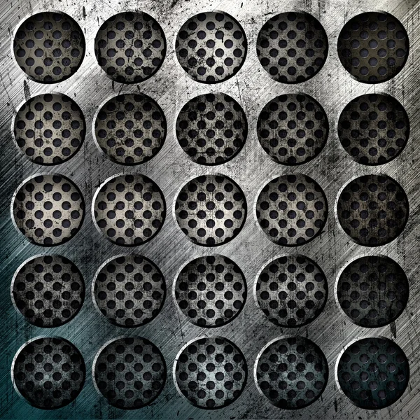 Grunge iron mosaic background — Stock Photo, Image