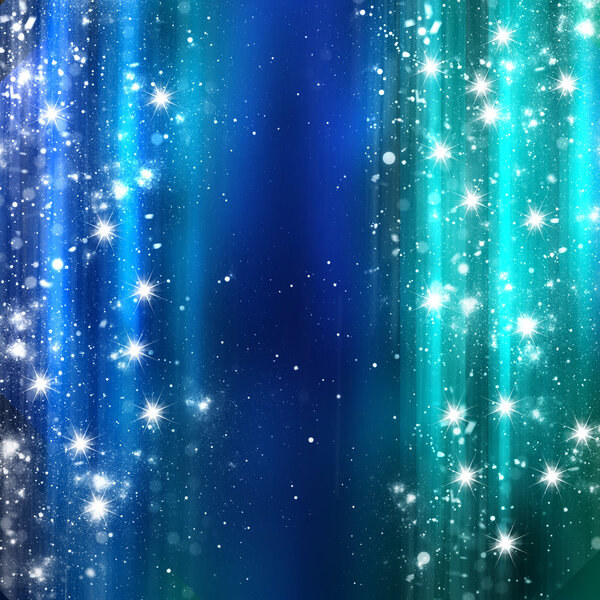 Abstract shine background with stars with place for text