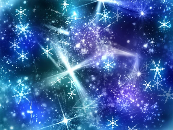 Abstract shine background with snowflake — Stock Photo, Image