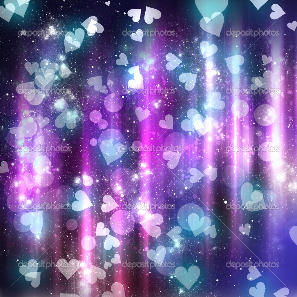 Abstract purple love background  Stock Photo © Nik 