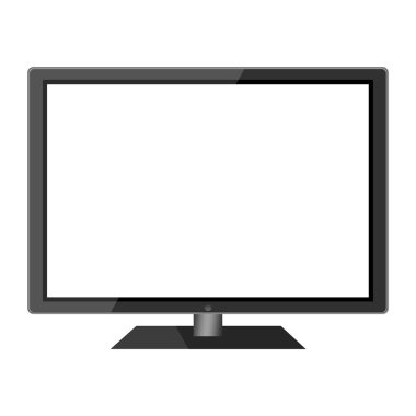 HD TV with blank screen