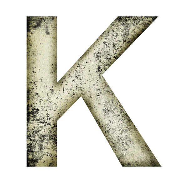 Grunge alfabet k — Stockfoto