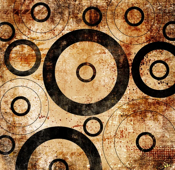 Grunge circles background — Stock Photo, Image