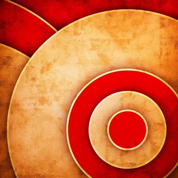 Grunge red circles background — Stock Photo, Image