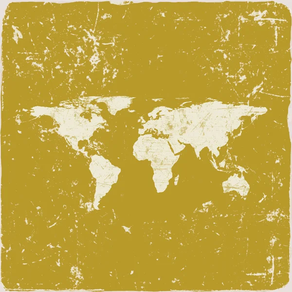 Tło mapę świata grunge — Zdjęcie stockowe