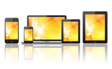 Notebook, tablet pc, cep telefonu ve bilgisayar