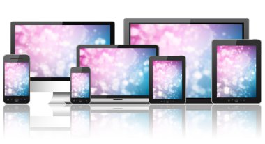 tablet pc, cep telefonu, notebook, hd tv ve bilgisayar