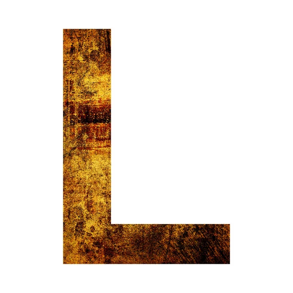 Lettera L — Foto Stock