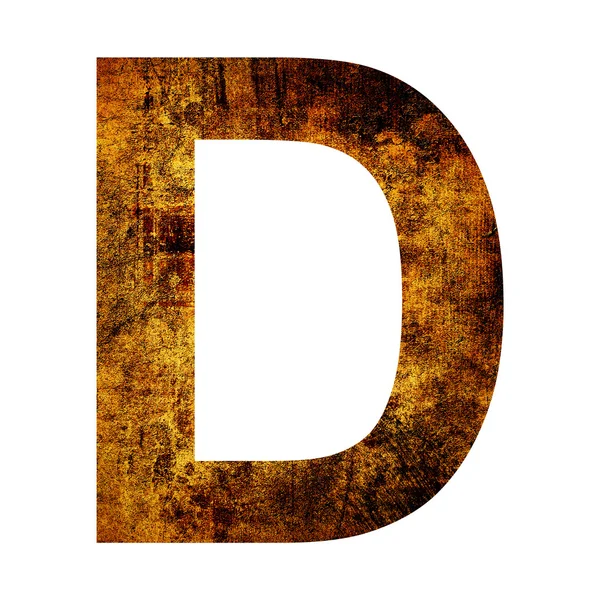 Letter D — Stockfoto