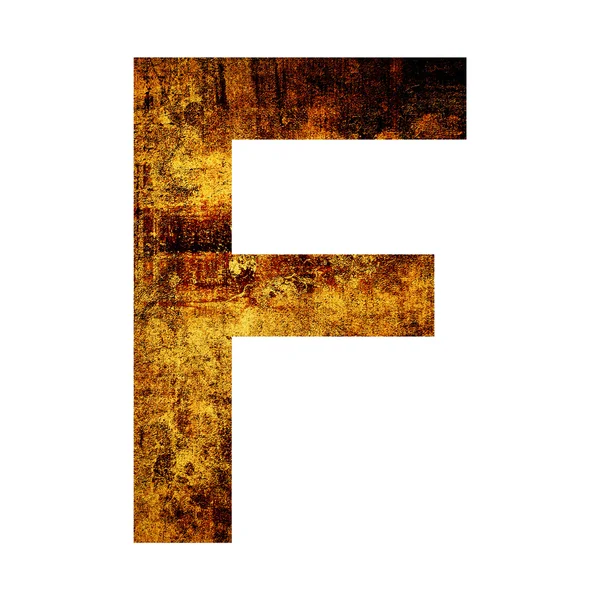 Letter f — Stock Photo, Image