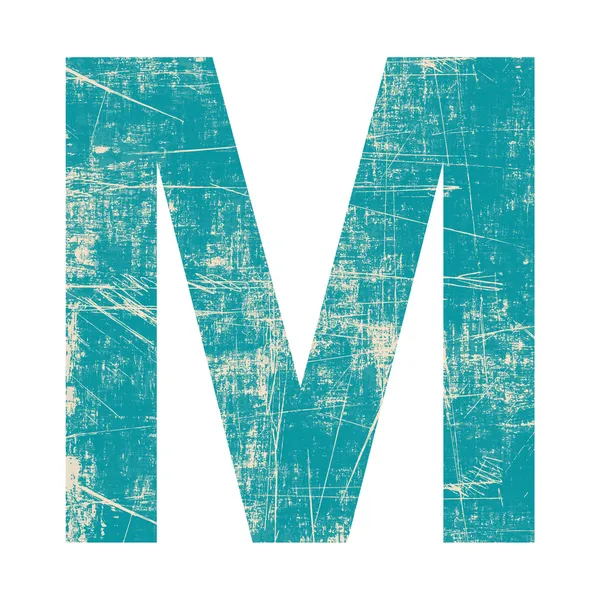 Буква "м" — стоковое фото