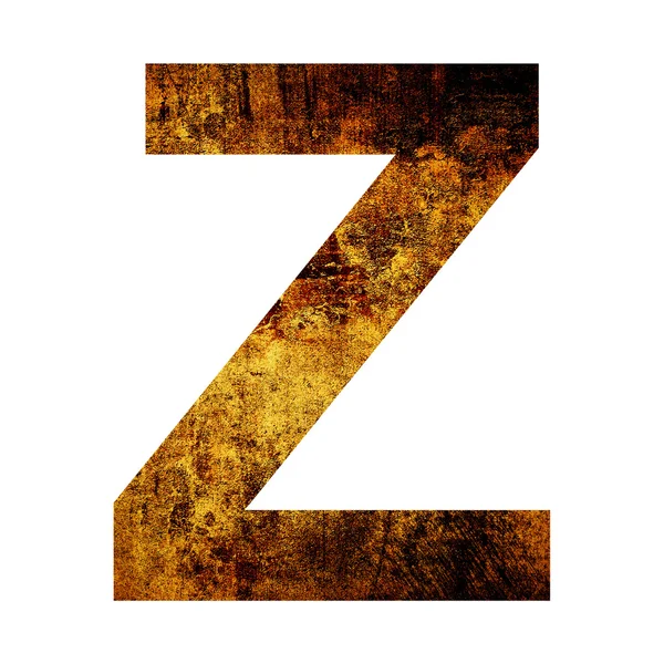 Lettera Grunge z — Foto Stock