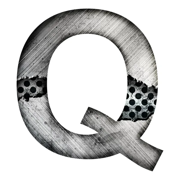 Σιδήρου γράμμα q — Φωτογραφία Αρχείου