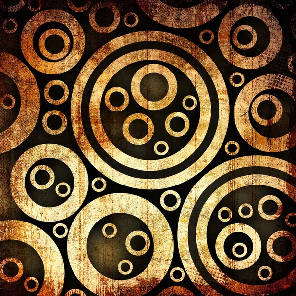 Grunge circles background — Stock Photo, Image