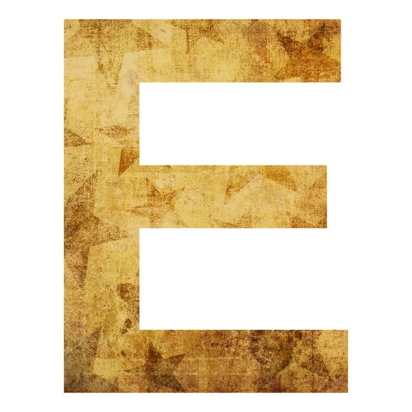 Grunge abeceda izolovaných na bílém pozadí — Stock fotografie