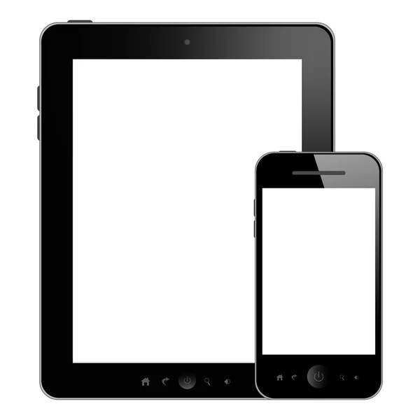 Phone, tablet pc — Stock Photo, Image