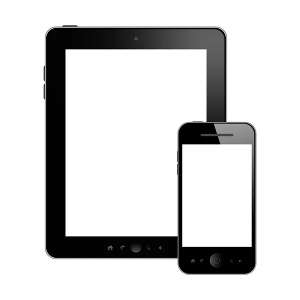 Phone, tablet pc — Stock Photo, Image