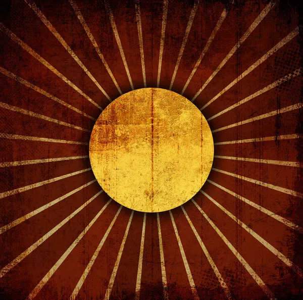 Grunge background with rays — Stock Photo, Image