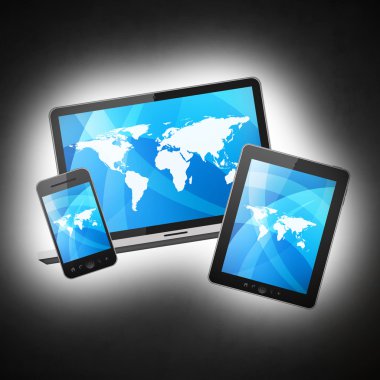 Notebook, tablet pc ve cep telefonu