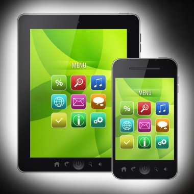 tablet pc ve cep telefonu