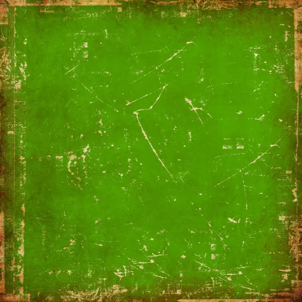 绿色 grunge 模板 — 图库照片