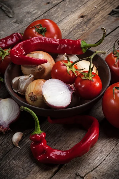 Vintage vegetables — Stockfoto