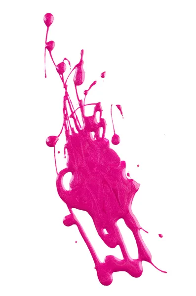 Blots van roze nagellak — Stockfoto
