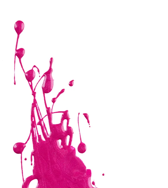 Blots de vernis rose — Photo