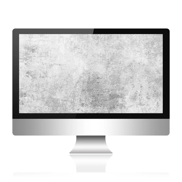 Computer isolated on white background — Stock Photo, Image