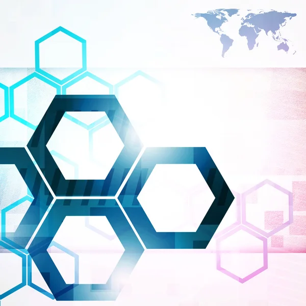 Hexagon background — Stock Photo, Image