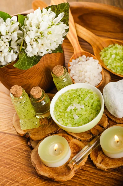 Green spa still life — Stock Photo, Image