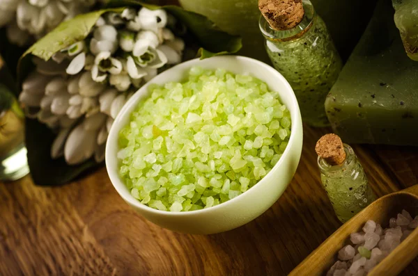 Green spa still life — Stock Photo, Image