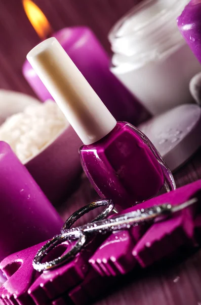 Purple spa — Stock Photo, Image