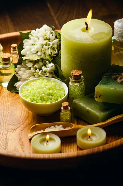 Groene spa — Stockfoto