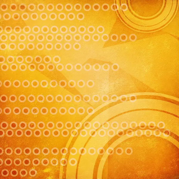 Orange background with circles — Stock Photo, Image