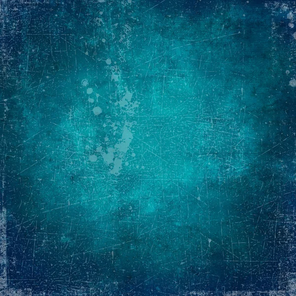 Parete blu Grunge — Foto Stock