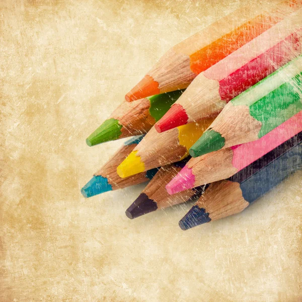 Винтажные карандаши — стоковое фото