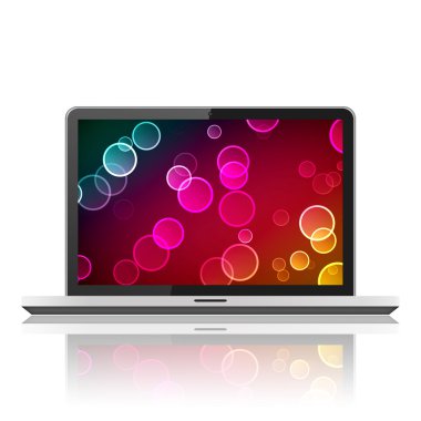 renkli ekranlı laptop