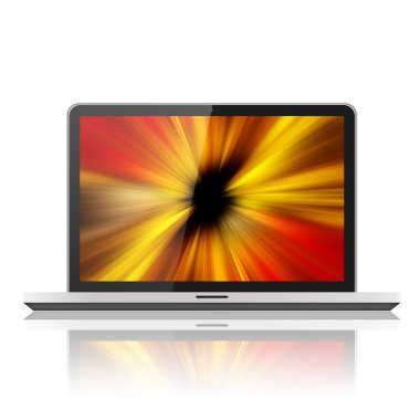 renkli ekranlı laptop