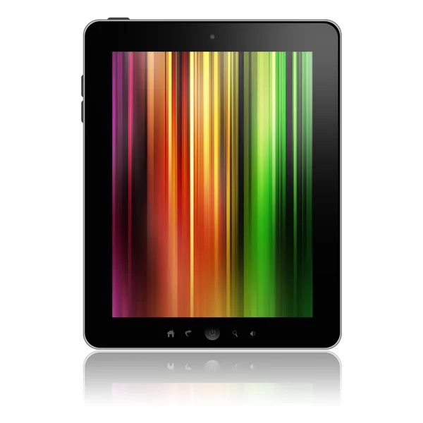 Tablet pc con immagine astratta sullo schermo — Foto Stock