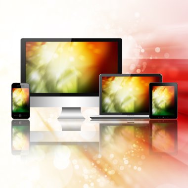 Notebook, cep telefonu, tablet pc ve bilgisayar