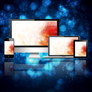 Notebook, cep telefonu, tablet pc ve bilgisayar
