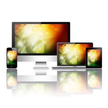 Notebook, cep telefonu, tablet pc ve bilgisayar