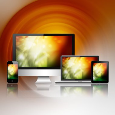 Notebook, cep telefonu, tablet pc ve bilgisayar