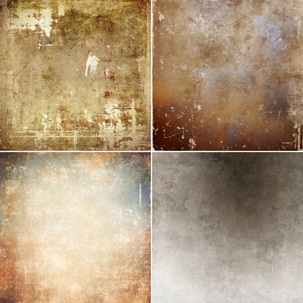 Grunge background set — Stock Photo, Image